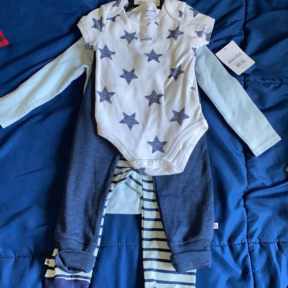 4 piece long sleeve pants outfit for 12 months